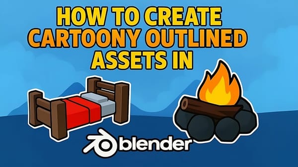 Create Cartoony Outlined Assets in Blender!