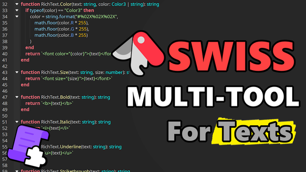 Swiss-Multitool for Rich Text